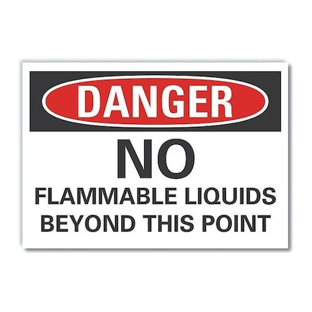 Danger Sign, 7 in H, 10 in W, Non-PVC Polymer, Vertical Rectangle, English, LCU4-0565-ED_10x7 MPN:LCU4-0565-ED_10x7