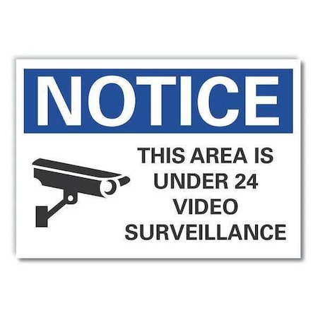 Notice Sign, 10 in H, 14 in W, Non-PVC Polymer, Horizontal Rectangle, English, LCU5-0053-ED_14x10 MPN:LCU5-0053-ED_14x10