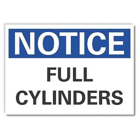 Notice Sign, 10 in H, 14 in W, Non-PVC Polymer, Horizontal Rectangle, English, LCU5-0091-ED_14x10 MPN:LCU5-0091-ED_14x10