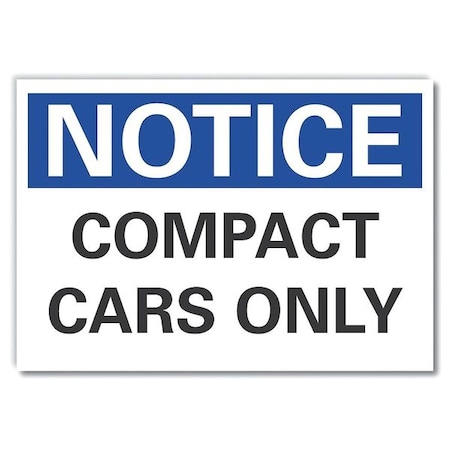Compact Car Parking Sign, 10