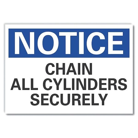 Notice Sign, 10 in H, 14 in W, Non-PVC Polymer, Horizontal Rectangle, English, LCU5-0138-ED_14x10 MPN:LCU5-0138-ED_14x10