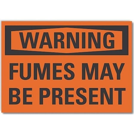 Warning Sign, 10 in H, 14 in W, Non-PVC Polymer, Horizontal Rectangle, English, LCU6-0096-ED_14x10 MPN:LCU6-0096-ED_14x10