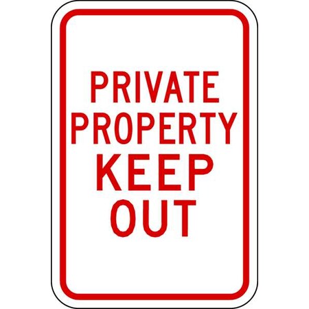 Traffic Sign, 18 in H, 12 in W, Aluminum, Rectangle, English, PPR-059-12HA MPN:PPR-059-12HA