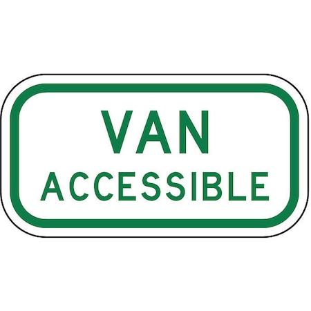 Van Accessible Parking Sign, 6