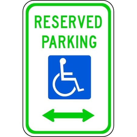 Reserved Parking Parking Sign, 18
