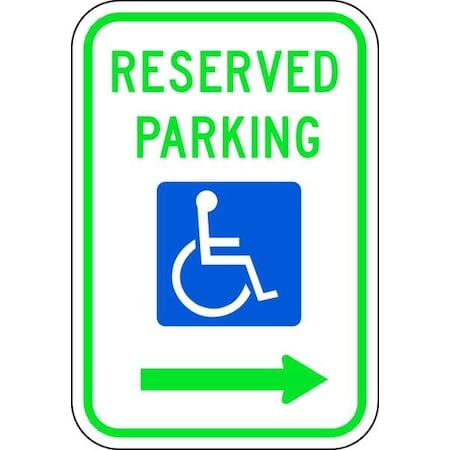 Reserved Parking Parking Sign, 18