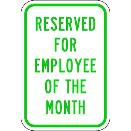 Employee Parking Sign, 18