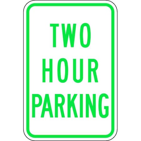 Timed Parking Sign, 12