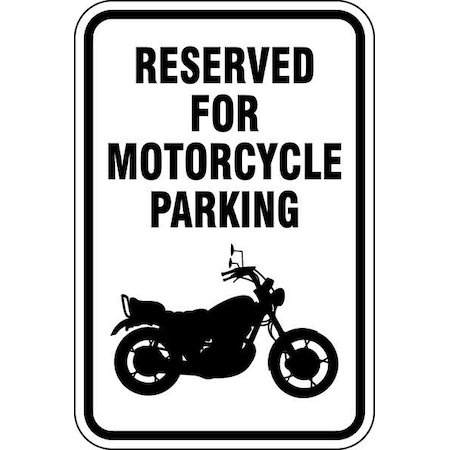 Motorcycle Parking Sign, 18