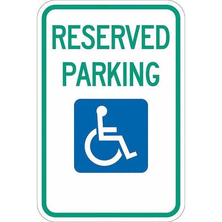 Reserved Parking Parking Sign, 18