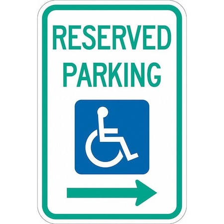 Reserved Parking Parking Sign, 18