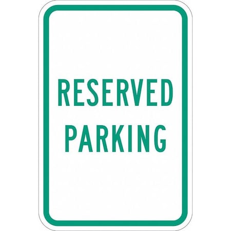 Reserved Parking Sign, 18