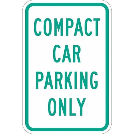 Compact Car Parking Sign, 18