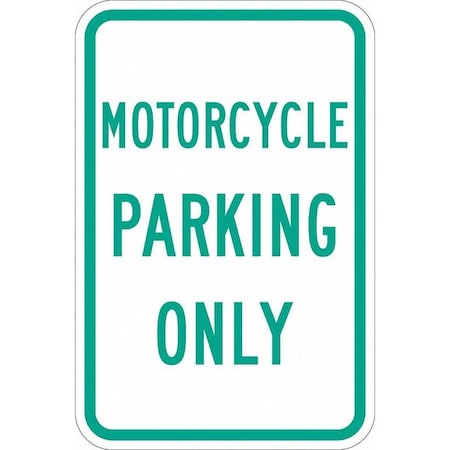 Motorcycle Parking Sign, 18