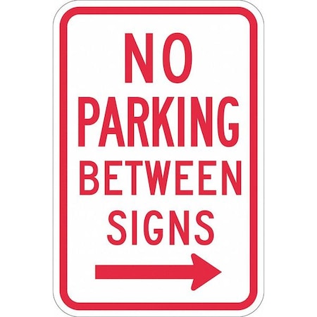 No Parking Between Sign, 18