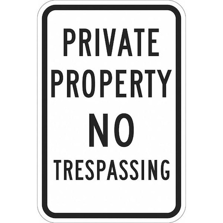 Warning Sign, 18 in H, 12 in W, Aluminum, Rectangle, English, T1-1072-HI_12x18 MPN:T1-1072-HI_12x18