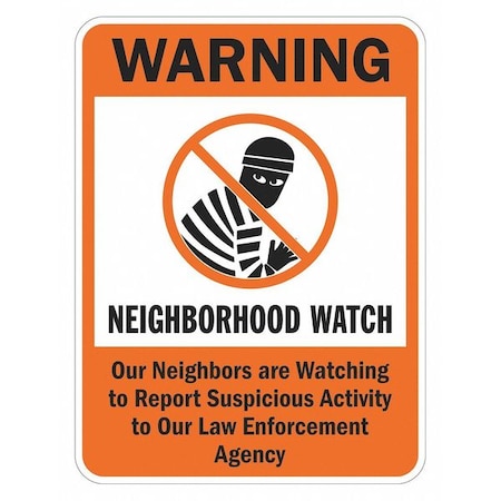 Facility Sign, 24 in H, 18 in W, Aluminum, Vertical Rectangle, English, T1-1089-HI_18x24 MPN:T1-1089-HI_18x24