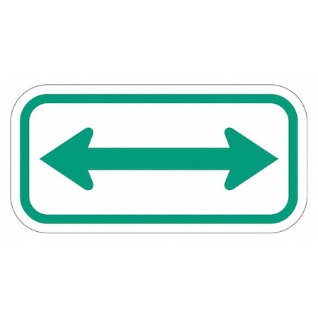 Arrow Supplemental Parking Sign, 6