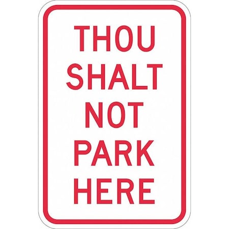 Church Parking Sign, 18