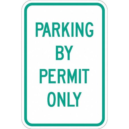 Permit Parking Sign, 18