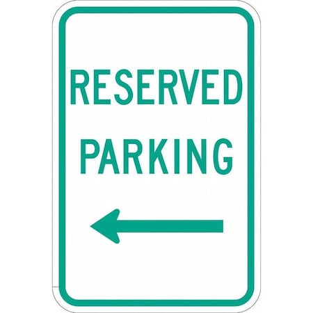 Reserved Parking Sign, 18