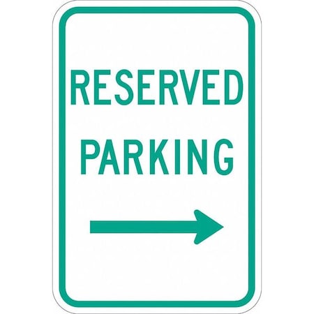 Reserved Parking Sign, 18
