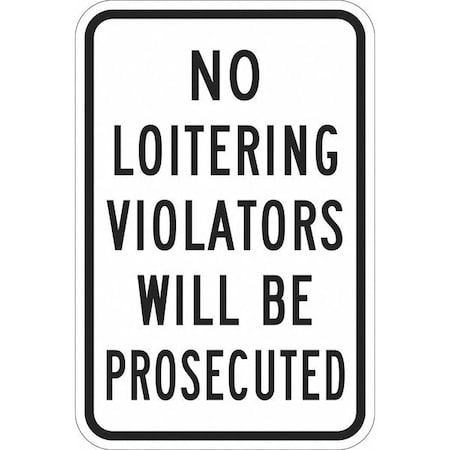 Facility Sign, 18 in H, 12 in W, Aluminum, Vertical Rectangle, English, T1-1211-EG_12x18 MPN:T1-1211-EG_12x18