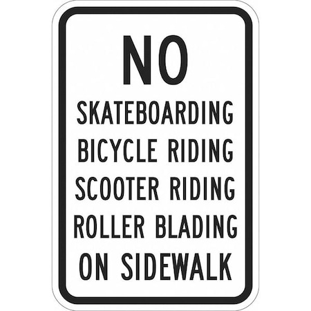 Warning Sign, 18 in H, 12 in W, Aluminum, Vertical Rectangle, English, T1-1222-HI_12x18 MPN:T1-1222-HI_12x18