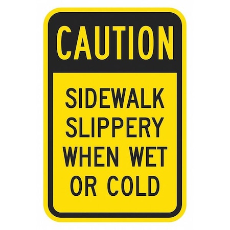 Facility Sign, 18 in H, 12 in W, Aluminum, Vertical Rectangle, English, T1-1367-EG_12x18 MPN:T1-1367-EG_12x18