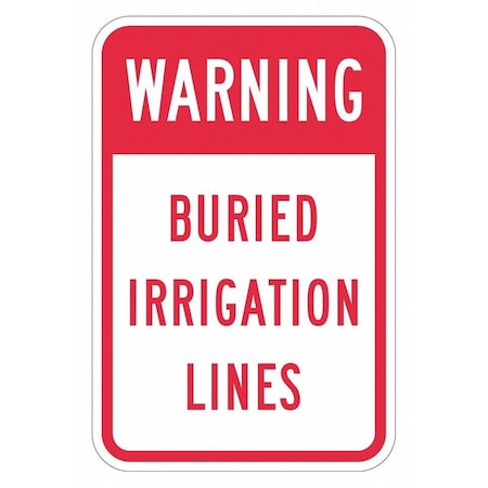 Facility Sign, 18 in H, 12 in W, Aluminum, Vertical Rectangle, English, T1-1404-DG_12x18 MPN:T1-1404-DG_12x18