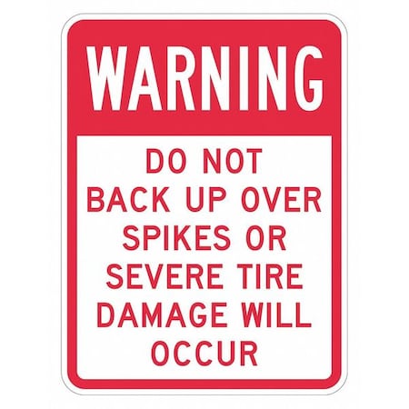 Rflctv Accdnt Prevent Warn Sign, 18x12in, T1-1407-EG_12x18 MPN:T1-1407-EG_12x18