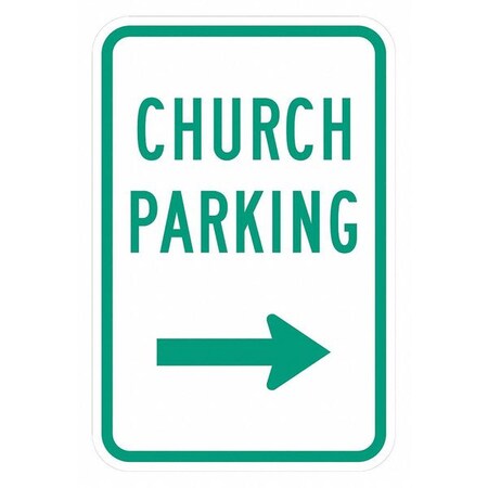 Church Parking Sign, 18