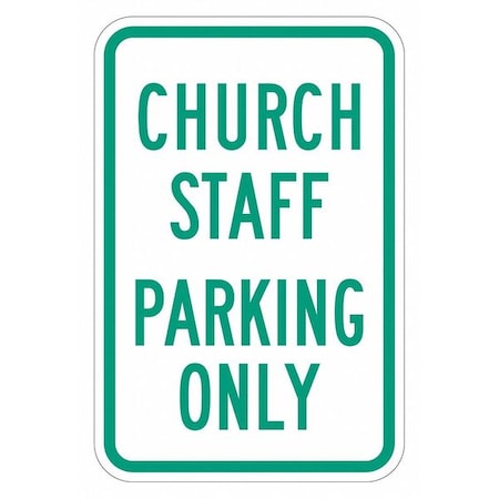 Church Parking Sign, 18