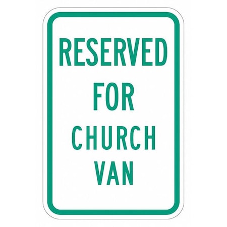 Church Parking Sign, 18