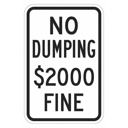 Facility Sign, 18 in H, 12 in W, Aluminum, Vertical Rectangle, English, T1-1703-HI_12x18 MPN:T1-1703-HI_12x18
