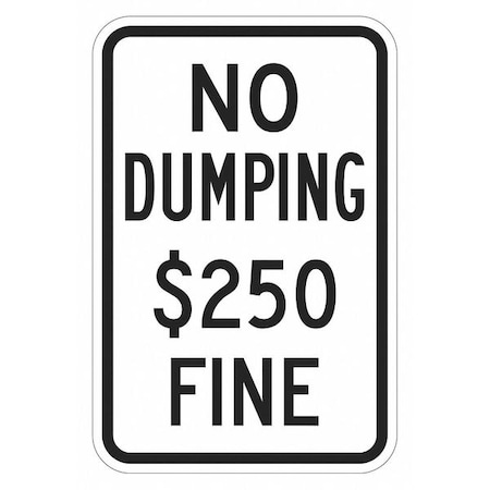 Facility Sign, 18 in H, 12 in W, Aluminum, Vertical Rectangle, English, T1-1704-EG_12x18 MPN:T1-1704-EG_12x18