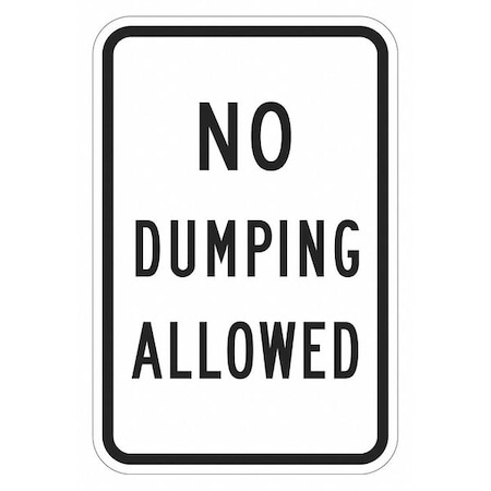 Facility Sign, 18 in H, 12 in W, Aluminum, Vertical Rectangle, English, T1-1709-EG_12x18 MPN:T1-1709-EG_12x18