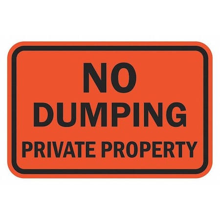 Facility Sign, 12 in H, 18 in W, Aluminum, Horizontal Rectangle, English, T1-1719-DG_18x12 MPN:T1-1719-DG_18x12
