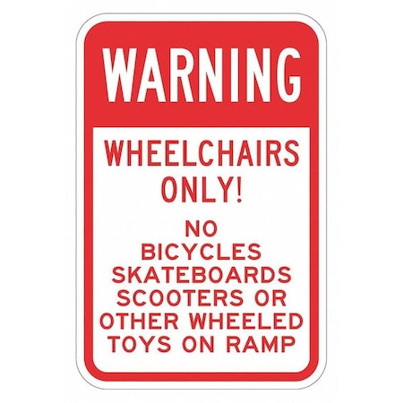 Informational Sign, 18 in H, 12 in W, Aluminum, Vertical Rectangle, English, T1-2180-HI_12x18 MPN:T1-2180-HI_12x18