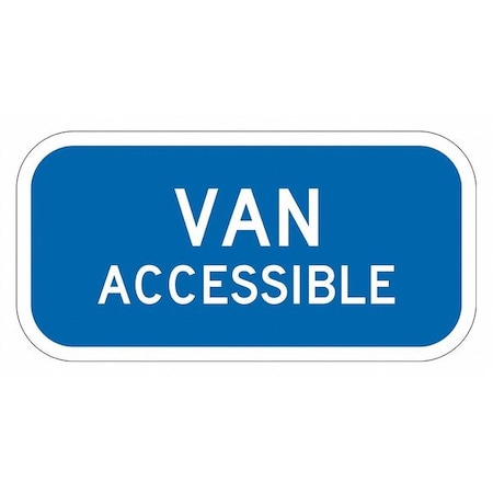Van Accessible Parking Sign, 6