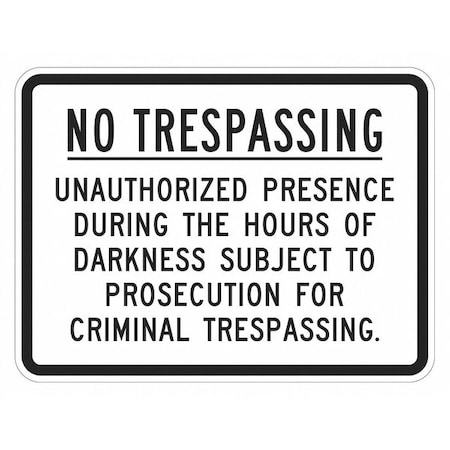 Warning Sign, 12 in H, 18 in W, Aluminum, Horizontal Rectangle, English, T1-3096-HI_18x12 MPN:T1-3096-HI_18x12