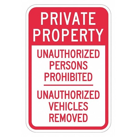 Facility Sign, 18 in H, 12 in W, Aluminum, Vertical Rectangle, English, T1-4072-EG_12x18 MPN:T1-4072-EG_12x18