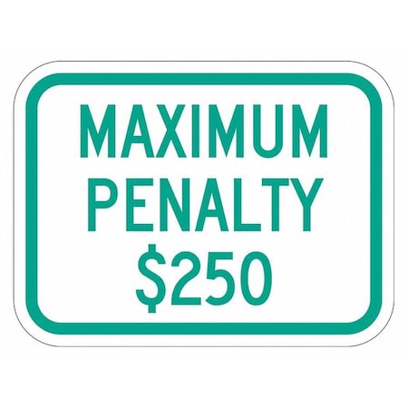 Fine & Penalty Parking Sign, 9