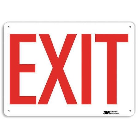 Exit Sign, Recycled Plastic, 10