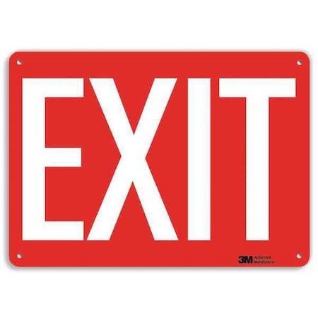 Exit Sign, Recycled Plastic, 10