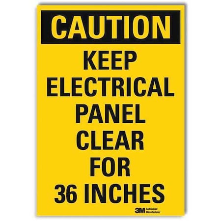 Caution Sign, 14x10 In., English, U1-1059-RD_10X14 MPN:U1-1059-RD_10X14