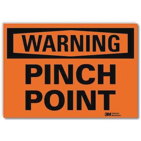 Warning Sign, 7 in Height, 10 in Width, Reflective Sheeting, Vertical Rectangle, English MPN:U1-1074-RD_10X7