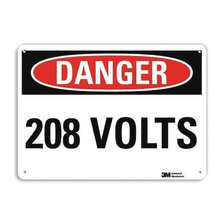Plastic Danger Sign, 4 Holes, 10