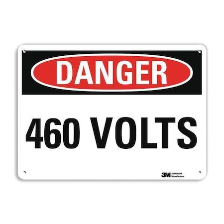 Plastic Danger Sign, 4 Holes, 10