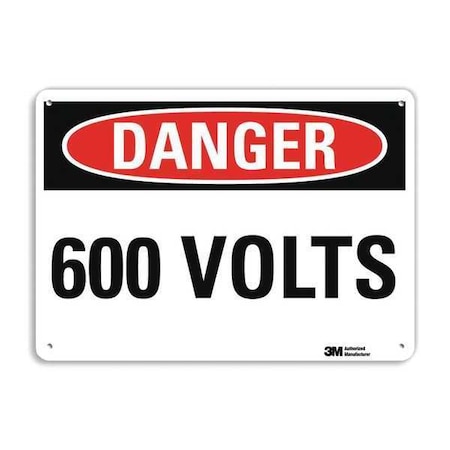 Plastic Danger Sign, 4 Holes, 10